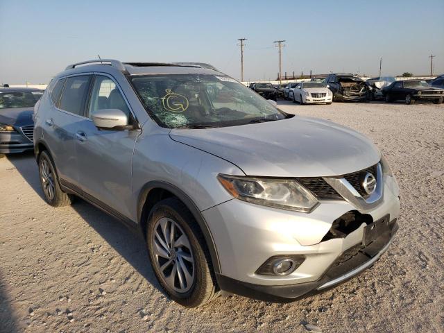 NISSAN ROGUE S 2015 with VIN 5N1AT2MVXFC766768 - Photo from auction