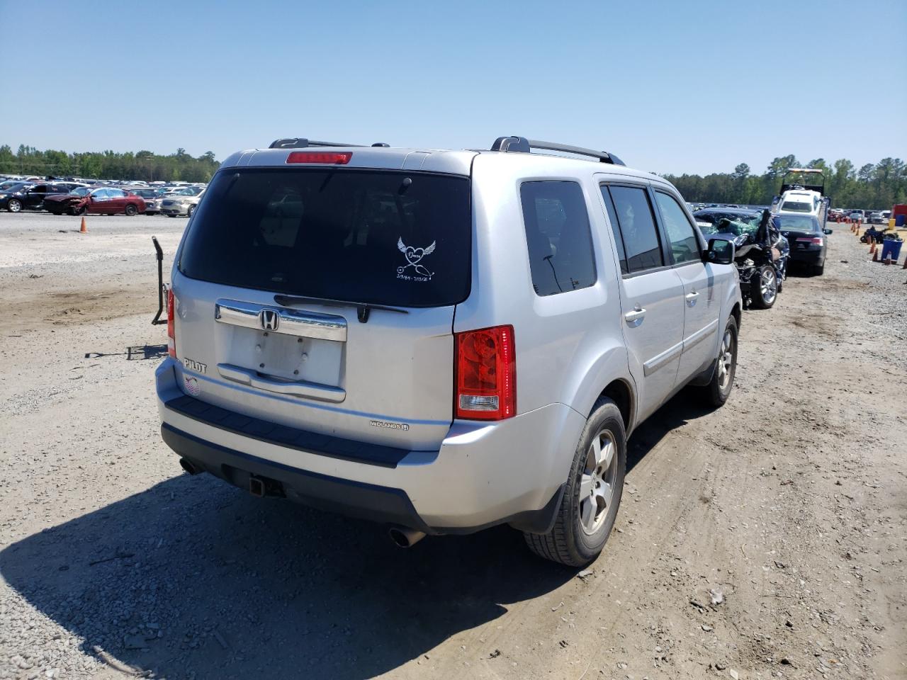 Photo 4 from auction – 2011 HONDA PILOT EX with VIN 5FNYF3H48BB025274