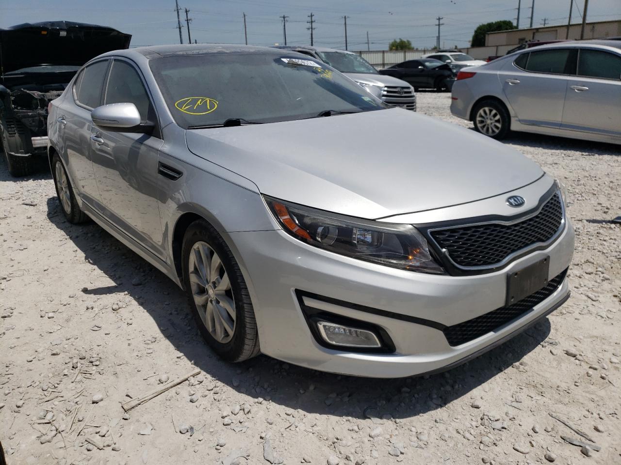 KIA OPTIMA EX 2014 with VIN 5XXGN4A74EG316543 - Photo from auction
