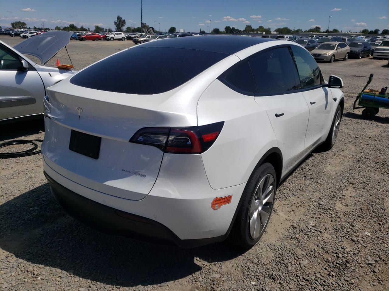 Foto 4 de la subasta – 2020 TESLA MODEL Y con VIN 5YJYGDEEXLF015489