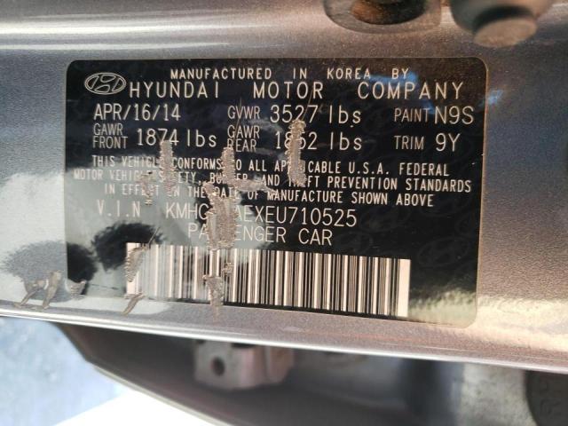 Photo 10 from auction – 2014 HYUNDAI ACCENT GLS with VIN KMHCT4AEXEU710525