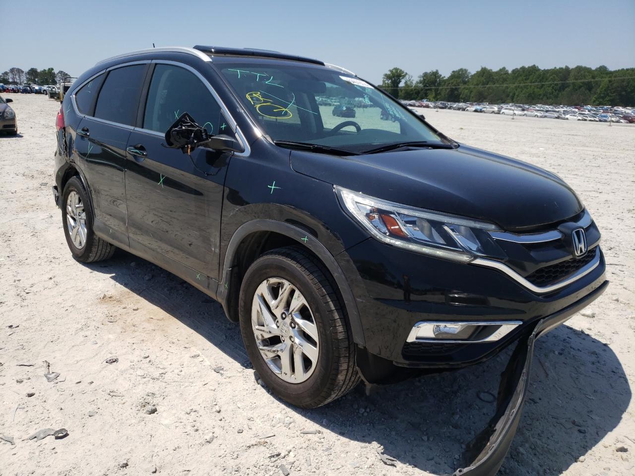 HONDA CR-V EXL 2015 with VIN 2HKRM3H74FH527324 - Photo from auction