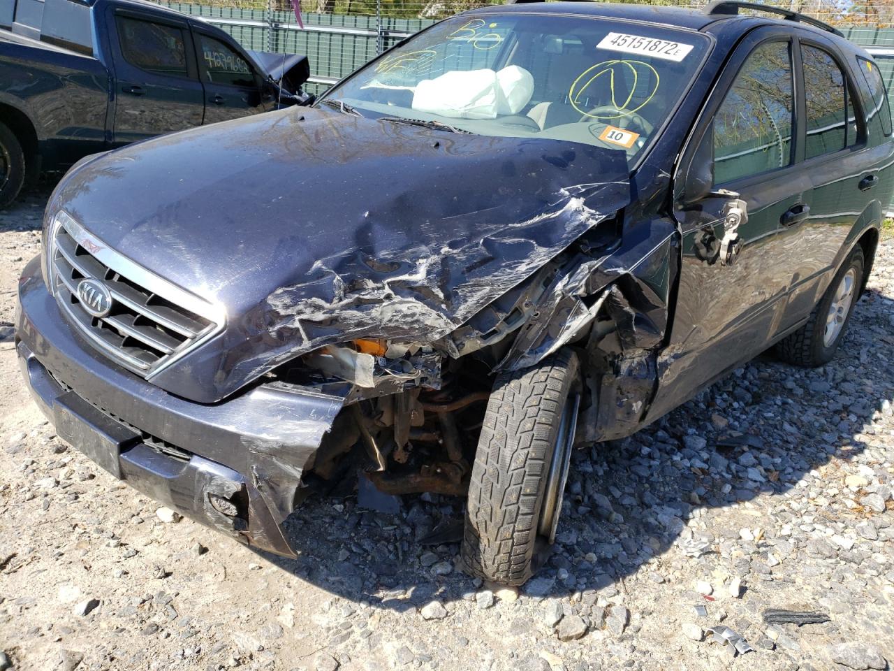 Photo 9 from auction – 2008 KIA SORENTO EX with VIN KNDJD735185836469