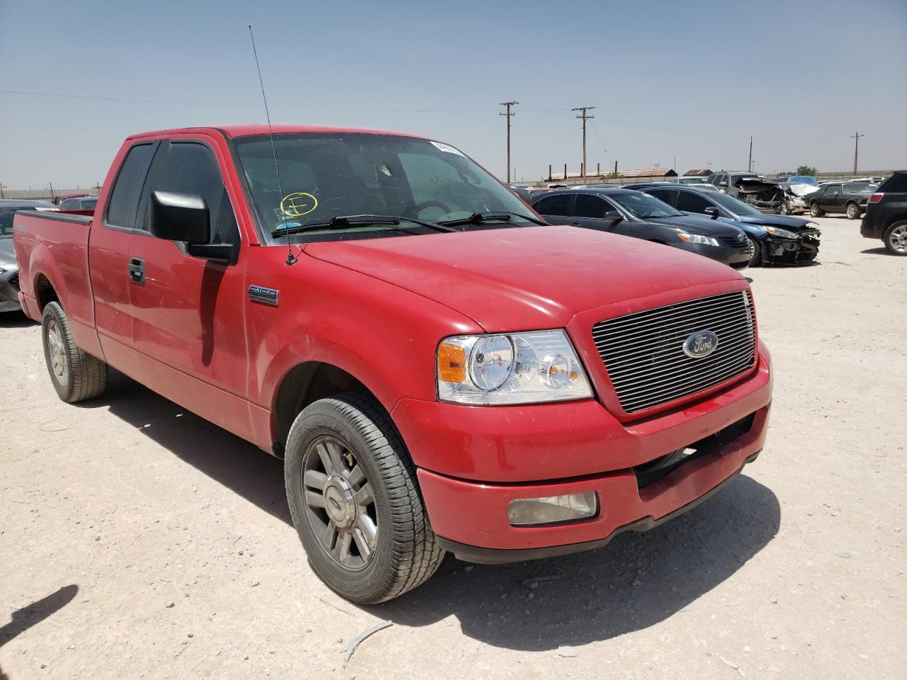 FORD F150 2005 with VIN 1FTRX12W55FA98683 - Photo from auction