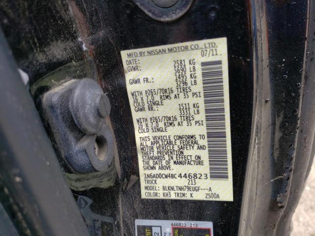 Photo 10 from auction – 2011 NISSAN FRONTIER S with VIN 1N6AD0CW4BC446823