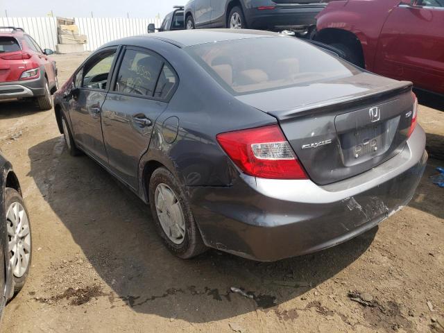Photo 3 from auction – 2012 HONDA CIVIC HF with VIN 2HGFB2F60CH322635