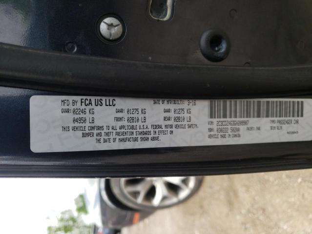Photo 10 from auction – 2016 DODGE CHALLENGER with VIN 2C3CDZAG3GH209907