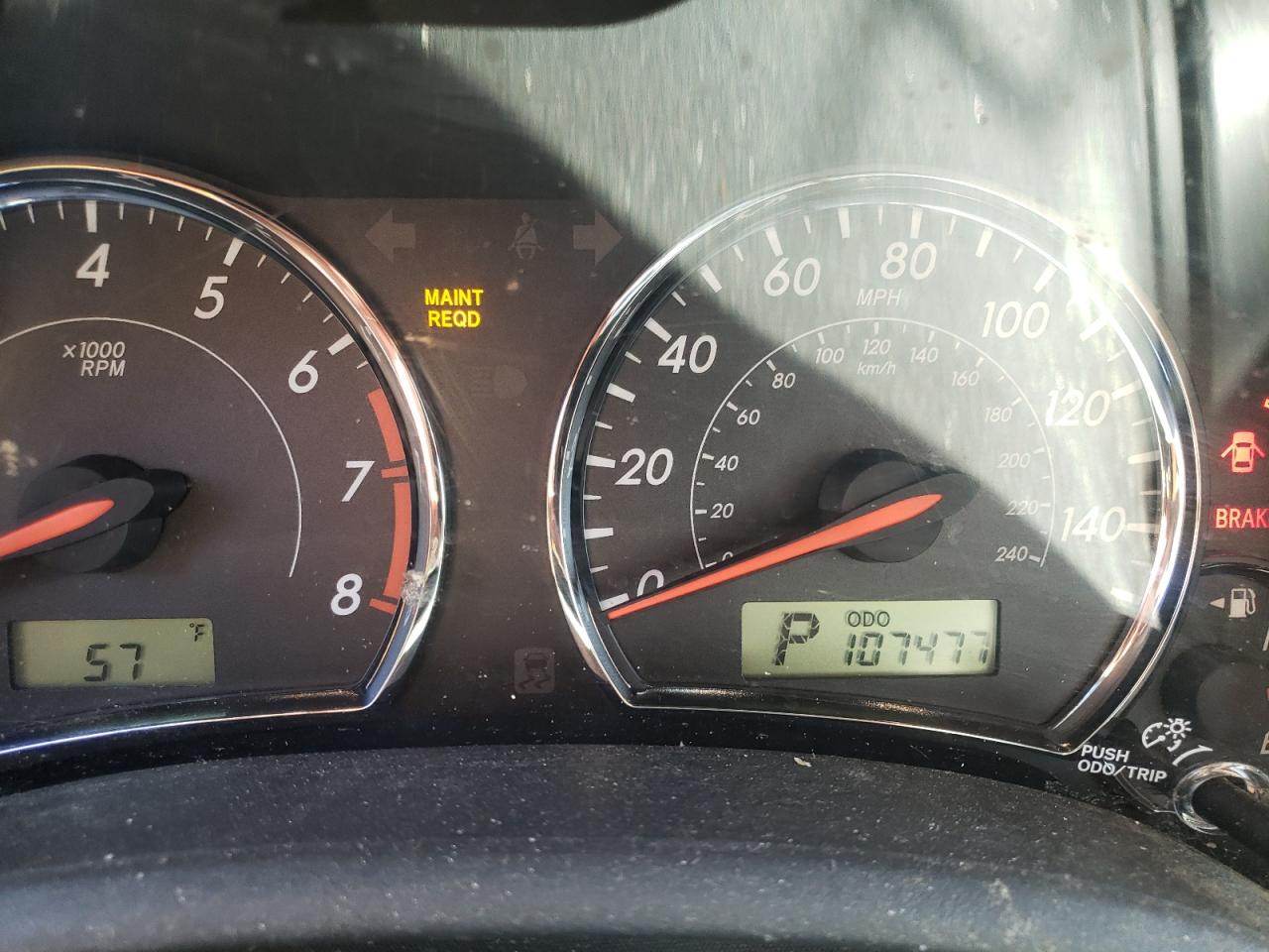 Photo 8 from auction – 2012 TOYOTA COROLLA BA with VIN 2T1BU4EE5CC907684