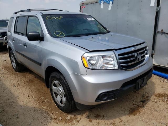 HONDA PILOT LX 2015 with VIN 5FNYF4H25FB023332 - Photo from auction