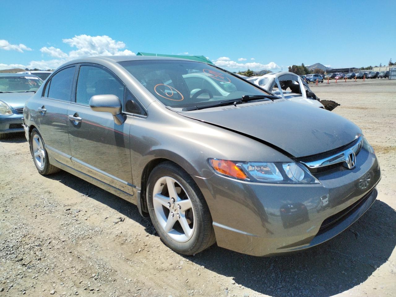 Photo 1 from auction – 2008 HONDA CIVIC LX with VIN 2HGFA16508H353900