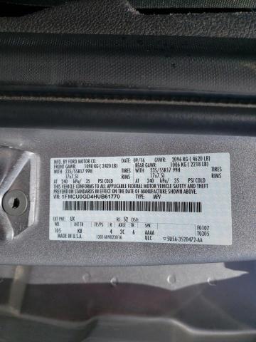Photo 10 from auction – 2017 FORD ESCAPE SE with VIN 1FMCU0GD4HUB61770
