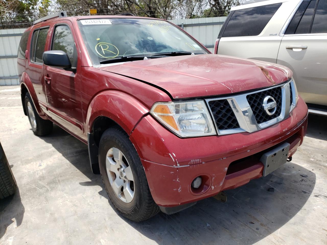 Photo 1 from auction – 2007 NISSAN PATHFINDER with VIN 5N1AR18U17C600876
