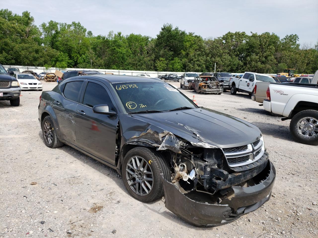 Photo 9 from auction – 2013 DODGE AVENGER SE with VIN 1C3CDZAB2DN643758