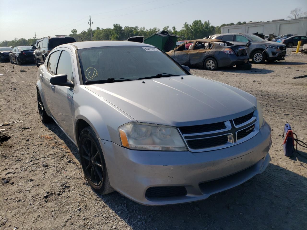 DODGE AVENGER SE 2013 with VIN 1C3CDZAB4DN619459 - Photo from auction