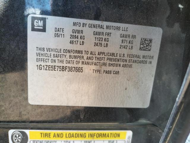 CHEVROLET MALIBU LTZ 2011 with VIN 1G1ZE5E75BF387665 - Photo from auction