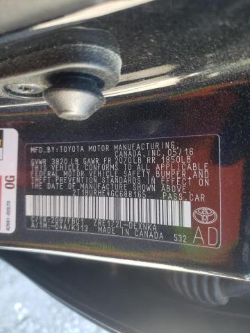 Photo 10 from auction – 2016 TOYOTA COROLLA L with VIN 2T1BURHE4GC688165