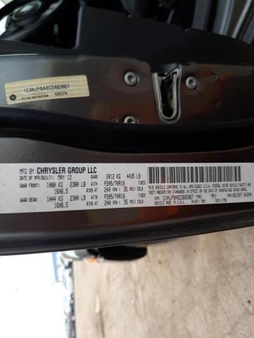 Photo 10 from auction – 2012 JEEP PATRIOT SP with VIN 1C4NJPBA8CD683967