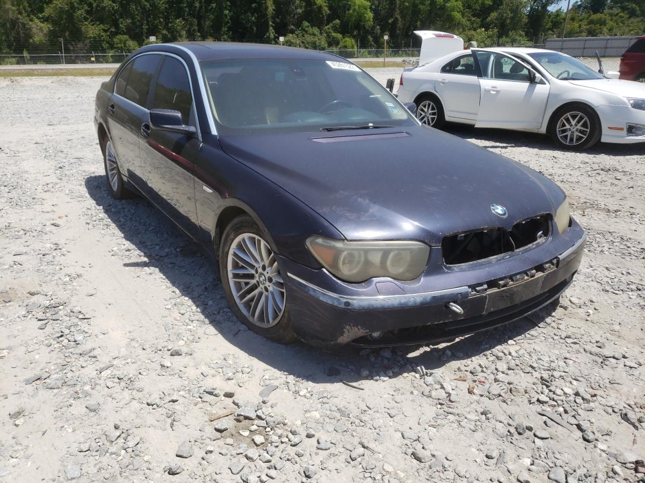 BMW 745 LI 2004 with VIN WBAGN63474DS46766 - Photo from auction