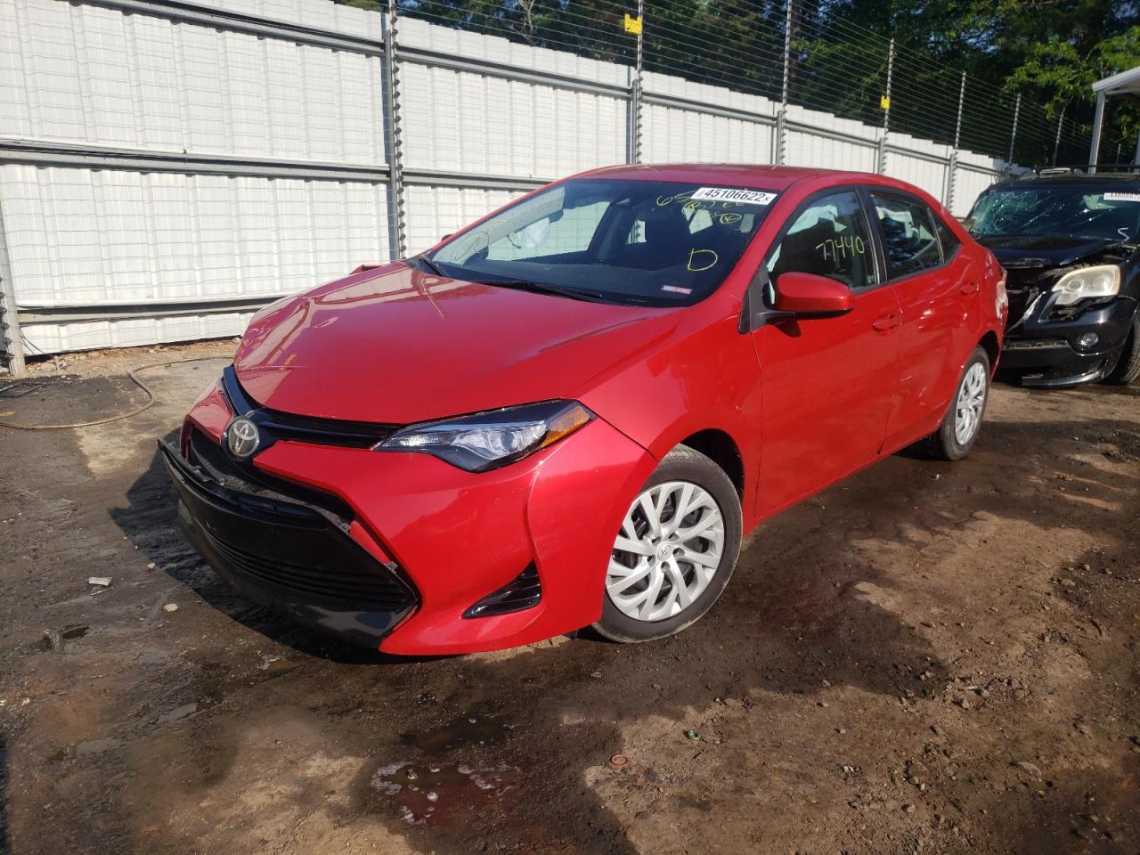Photo 2 from auction – 2017 TOYOTA COROLLA L with VIN 5YFBURHEXHP650814