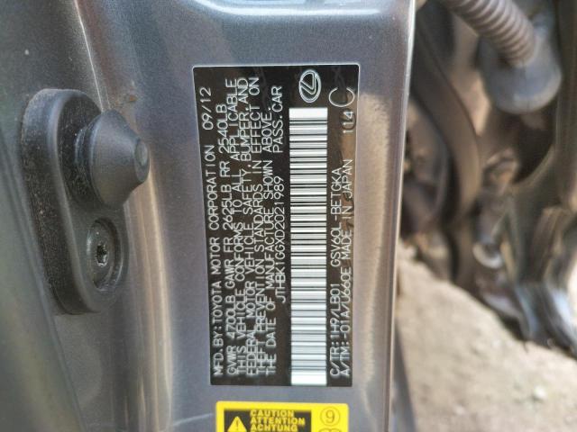Photo 10 from auction – 2013 LEXUS ES 350 with VIN JTHBK1GGXD2021989