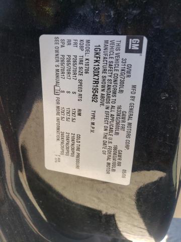 Photo 10 from auction – 2007 GMC YUKON with VIN 1GKFK130X7R195492