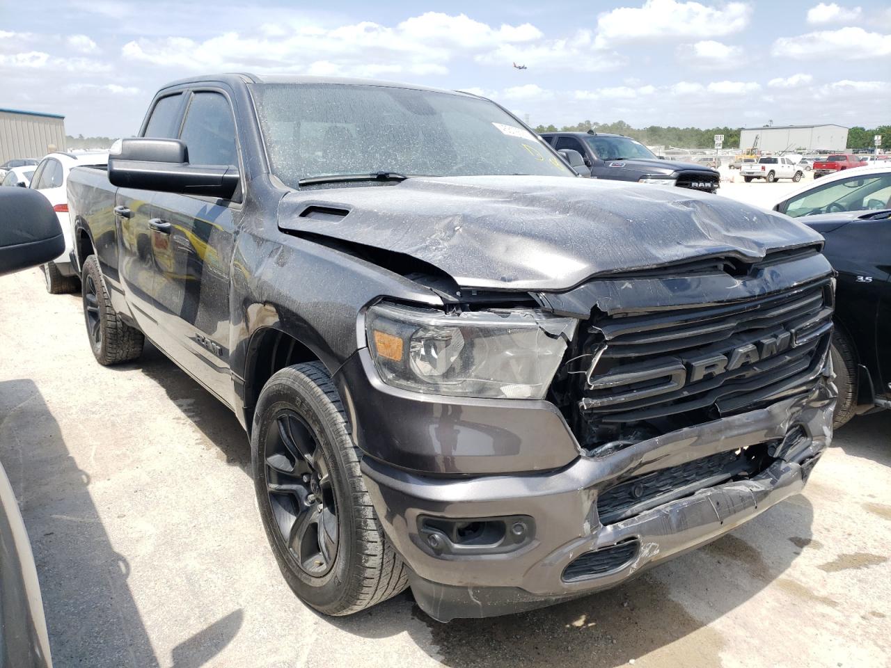 Photo 1 from auction – 2021 RAM 1500 BIG H with VIN 1C6RREBTXMN828767