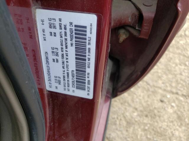 Photo 10 from auction – 2001 CHRYSLER CONCORDE with VIN 2C3HD36J71H659770