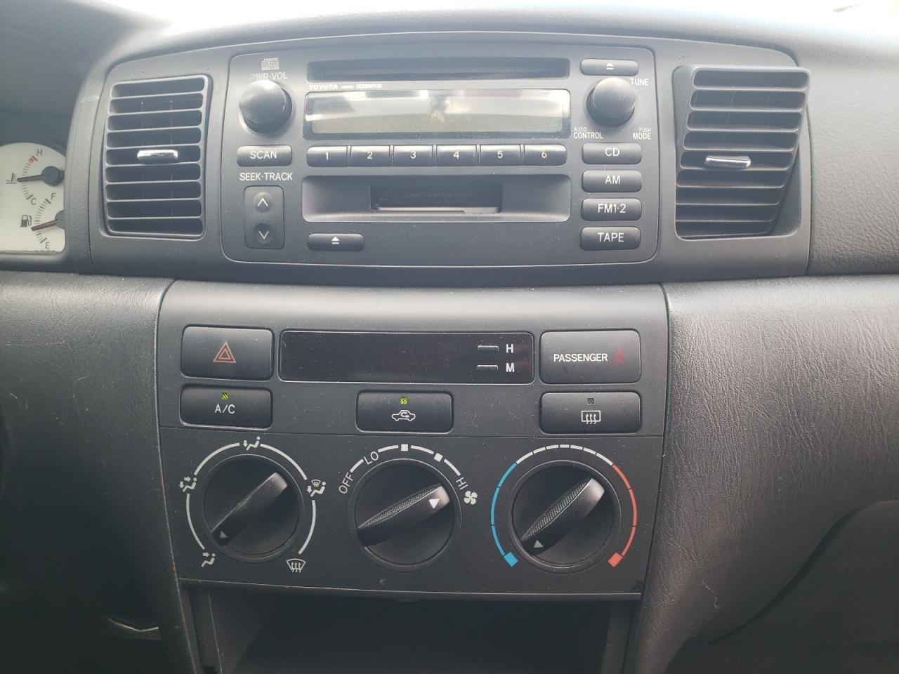 Photo 9 from auction – 2004 TOYOTA COROLLA CE with VIN 2T1BR32E04C256188