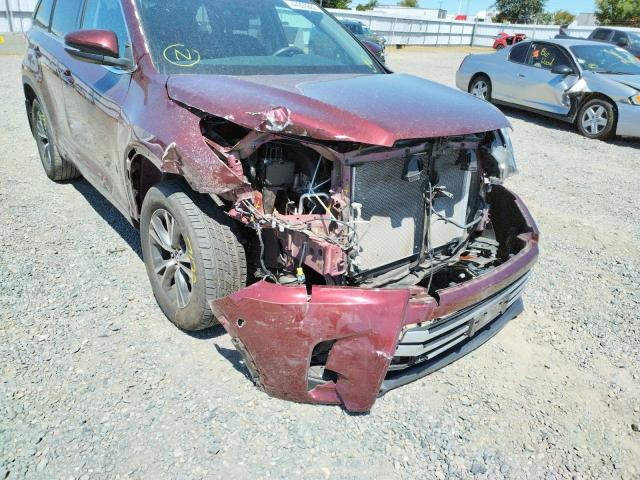 Photo 9 from auction – 2018 TOYOTA HIGHLANDER with VIN 5TDBZRFH6JS848284