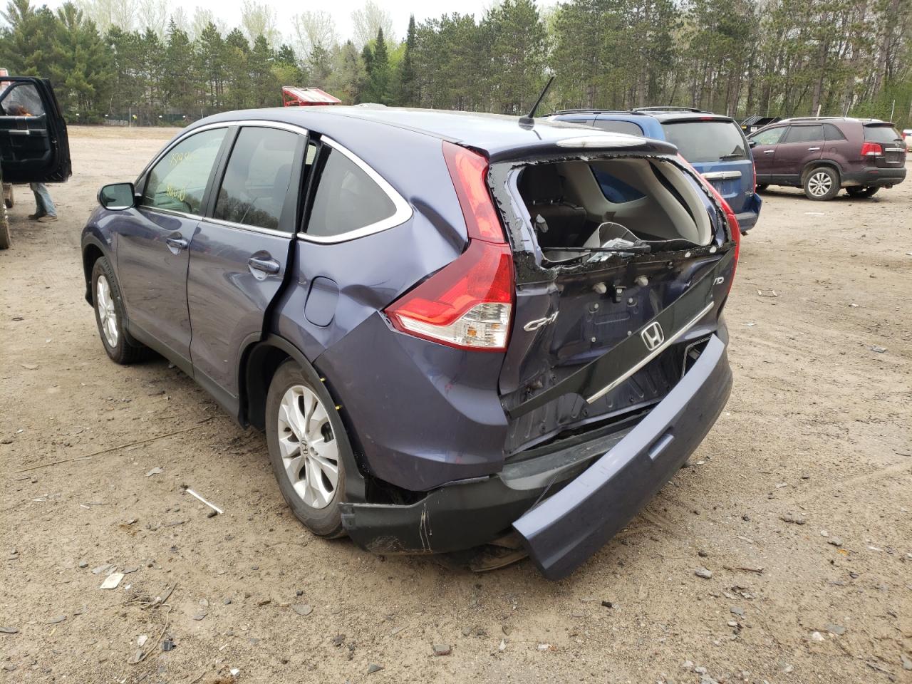 Photo 3 from auction – 2014 HONDA CR-V EX with VIN 5J6RM4H57EL079234