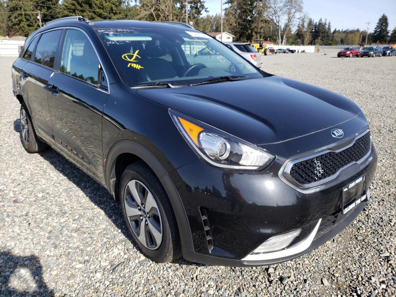 KIA NIRO FE 2018 with VIN KNDCB3LC1J5143641 - Photo from auction