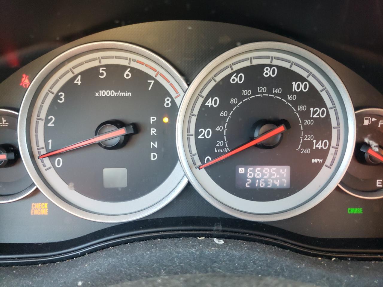 Photo 8 from auction – 2005 SUBARU LEGACY 2.5 with VIN 4S3BL616357223878