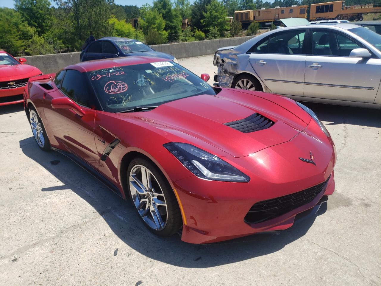 CHEVROLET CORVETTE S 2014 with VIN 1G1YM2D72E5118984 - Photo from auction