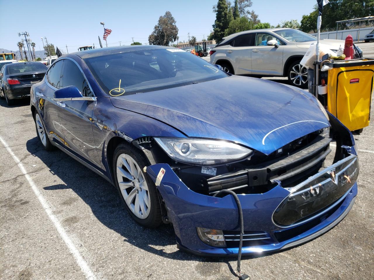TESLA MODEL S 2016 with VIN 5YJSA1E20GF129888 - Photo from auction