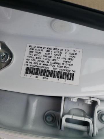 Photo 10 from auction – 2012 ACURA TSX TECH with VIN JH4CU2F69CC012500