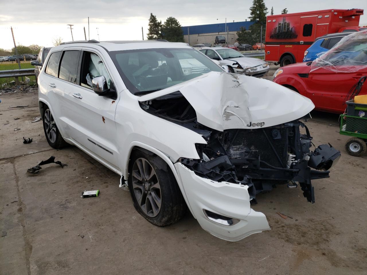 JEEP GRAND CHER 2018 with VIN 1C4RJFCG5JC321600 - Photo from auction