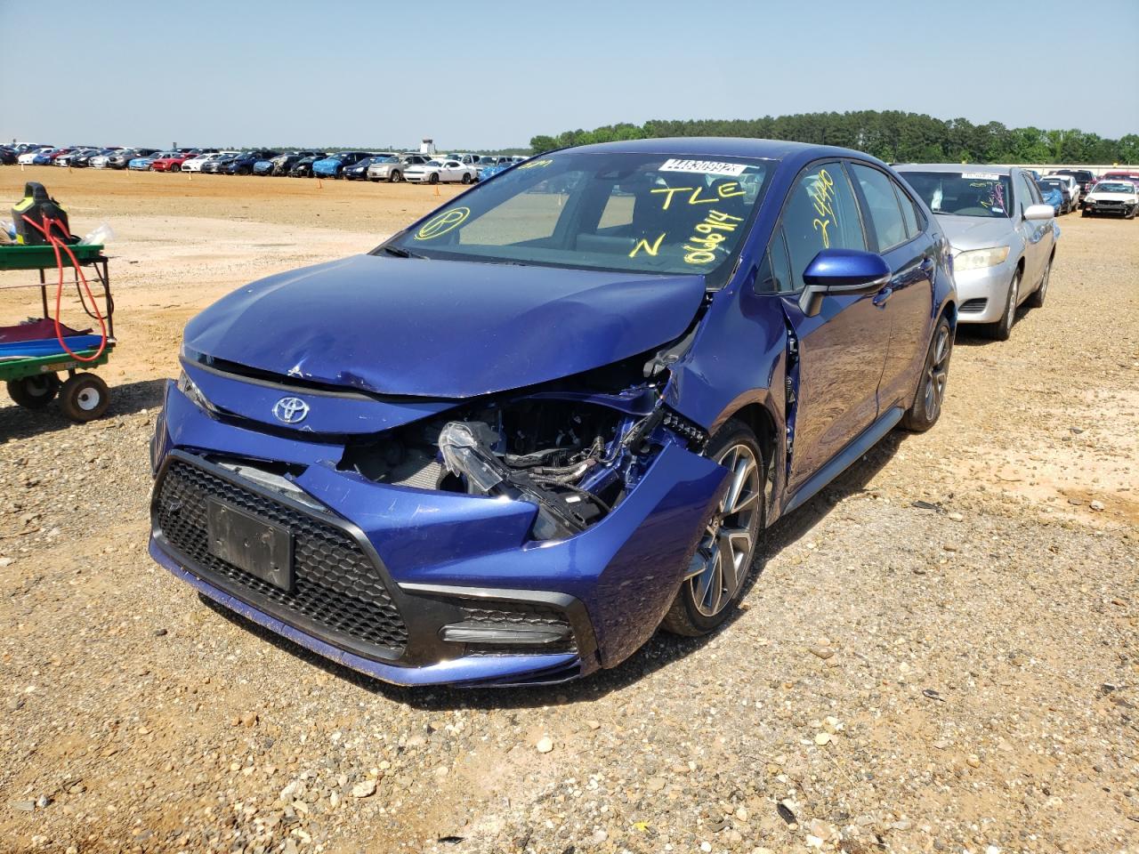 Photo 2 from auction – 2021 TOYOTA COROLLA SE with VIN 5YFS4MCE2MP066914