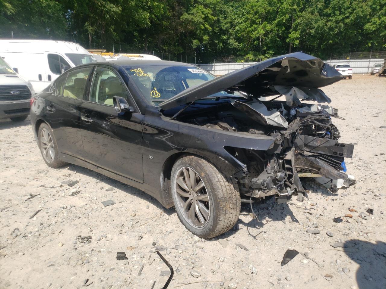 INFINITI Q50 BASE 2015 with VIN JN1BV7AP1FM353687 - Photo from auction