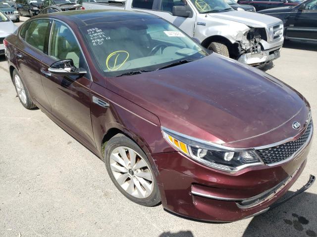 KIA OPTIMA EX 2016 with VIN 5XXGU4L39GG033734 - Photo from auction