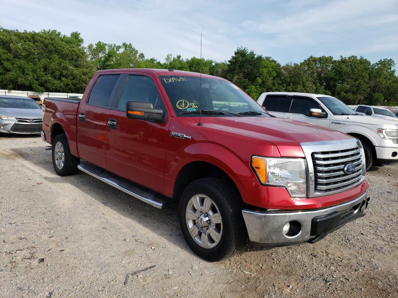 FORD F150 SUPER 2011 with VIN 1FTEW1CM6BFD09691 - Photo from auction