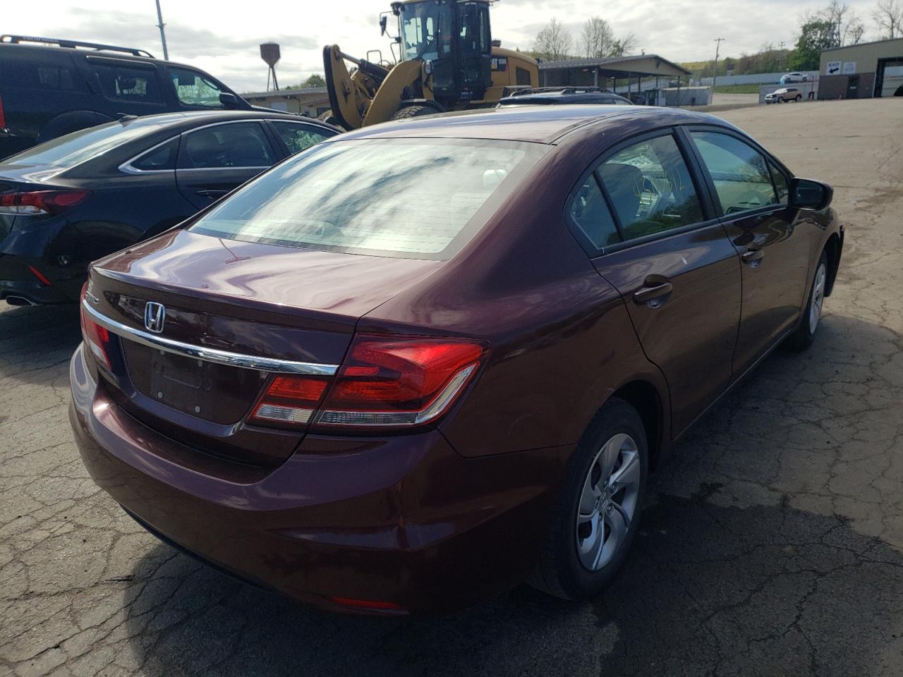 Photo 4 from auction – 2014 HONDA CIVIC with VIN 19XFB2F5XEE216388