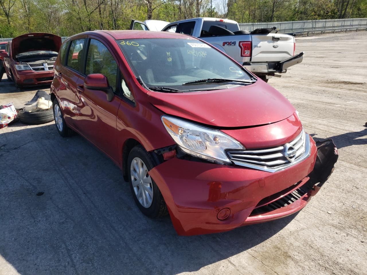 NISSAN VERSA NOTE 2014 with VIN 3N1CE2CP8EL420587 - Photo from auction
