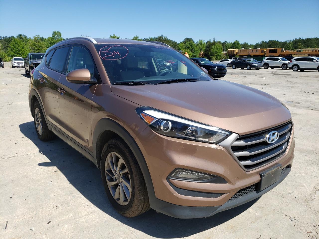 Photo 1 from auction – 2016 HYUNDAI TUCSON LIM with VIN KM8J3CA47GU186018