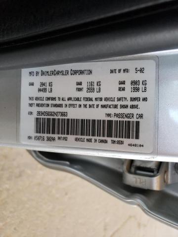 Photo 10 from auction – 2002 DODGE INTREPID E with VIN 2B3HD56G62H273663