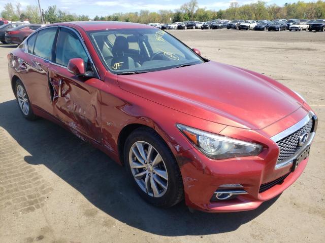 INFINITI Q50 BASE 2015 with VIN JN1BV7AR9FM420683 - Photo from auction