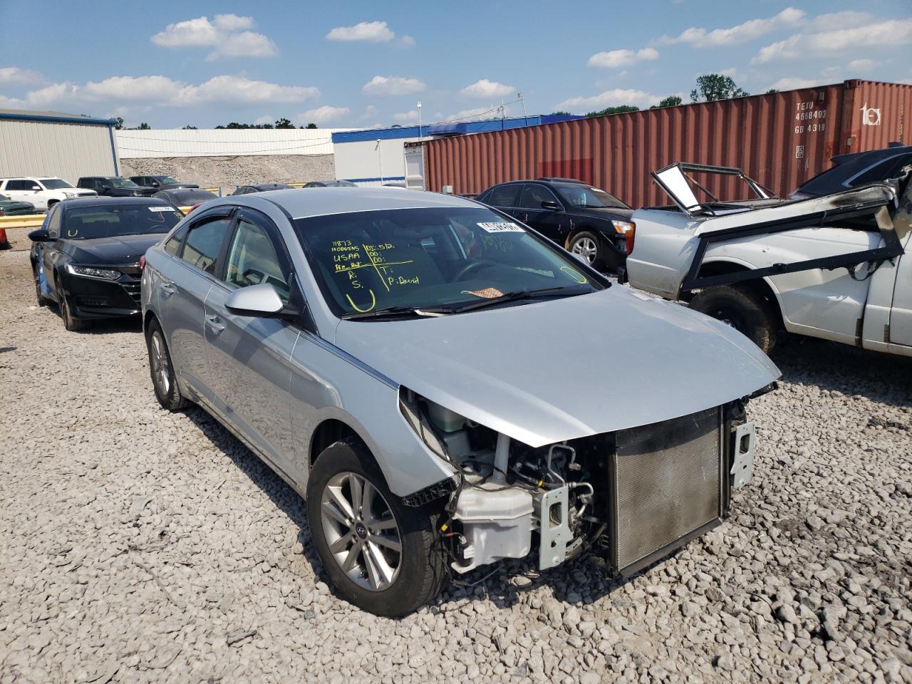 HYUNDAI SONATA SE 2017 with VIN 5NPE24AF1HH477111 - Photo from auction