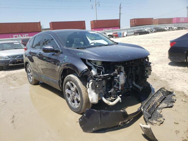 HONDA CR-V EX 2019 with VIN 7FARW2H54KE019774 - Photo from auction