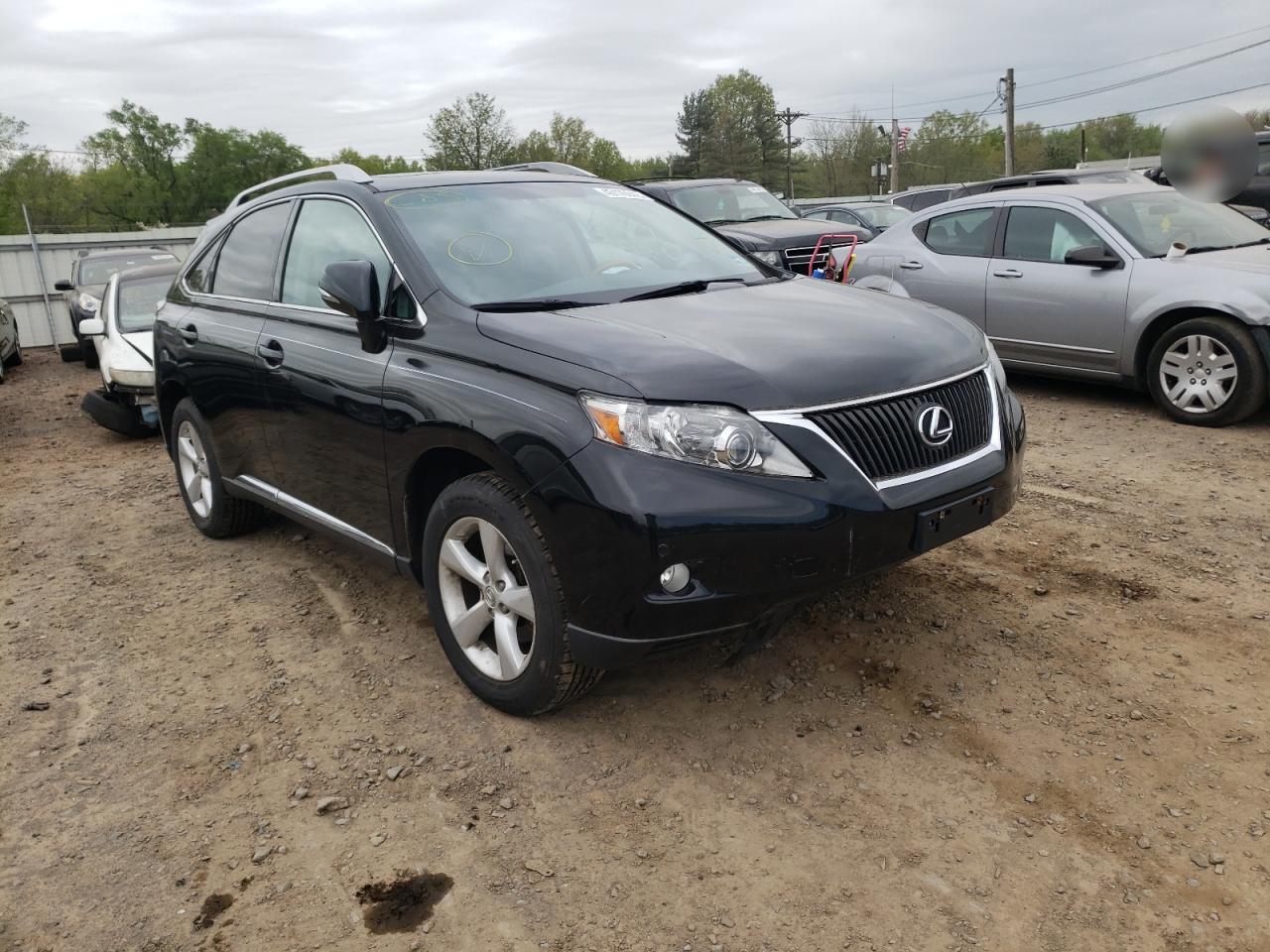 LEXUS RX 350 2011 with VIN 2T2BK1BA3BC107708 - Photo from auction