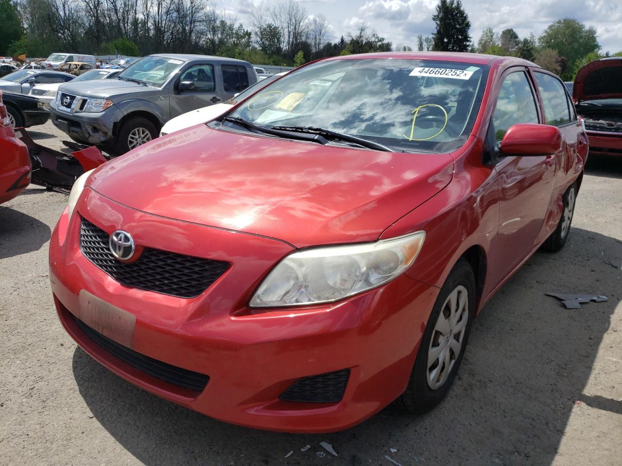 Photo 2 from auction – 2009 TOYOTA COROLLA BA with VIN JTDBL40E79J049612