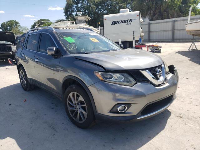NISSAN ROGUE S 2016 with VIN 5N1AT2MT2GC741055 - Photo from auction